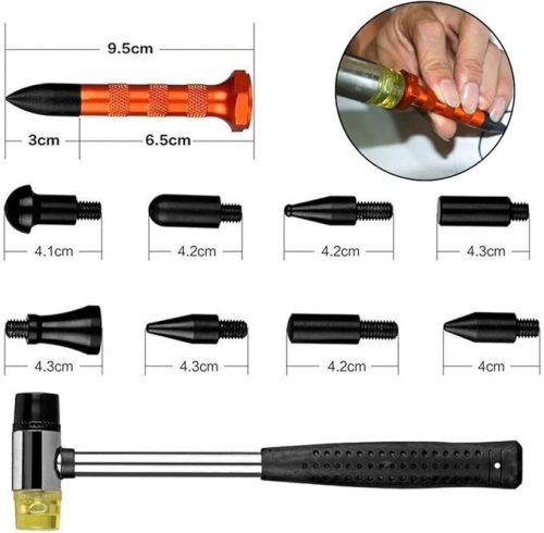 Manelord Golden Lifter Horpadásjavító Készlet – Festékmentes Autóhorpadás Eltávolító, Ragasztós Húzó és Ragasztópisztoly