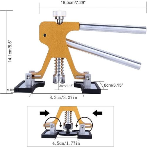 Manelord Golden Lifter Horpadásjavító Készlet – Festékmentes Autóhorpadás Eltávolító, Ragasztós Húzó és Ragasztópisztoly