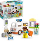 LEGO DUPLO Mentőautó és mentősofőr (10447) – oktató járműjáték 2 éves kortól
