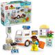 LEGO DUPLO Mentőautó és mentősofőr (10447) – oktató járműjáték 2 éves kortól