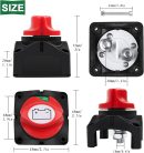 Bolatus akkumulátor főkapcsoló 12V/24V/48V – 275A, 1-2-Both-Off állás, fő tápkapcsoló lakóautóhoz, hajóhoz, kamionhoz