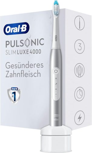 Oral-B Pulsonic Slim Luxe 4000 elektromos szónikus fogkefe-Csomagolás sérült-Hiányos