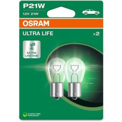 OSRAM ULTRA LIFE P21W segédizzó – 2 darabos bliszter