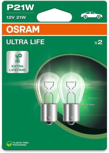 OSRAM ULTRA LIFE P21W segédizzó – 2 darabos bliszter