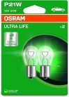 OSRAM ULTRA LIFE P21W segédizzó – 2 darabos bliszter