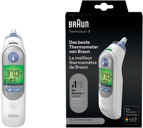 Braun IRT6520 Thermo Scan 7 infravörös fülhőmérő, fehér