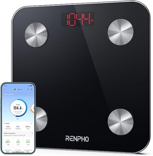 RENPHO okosmérleg Bluetooth-kapcsolattal – digitális testsúlymérő és testösszetétel-mérő