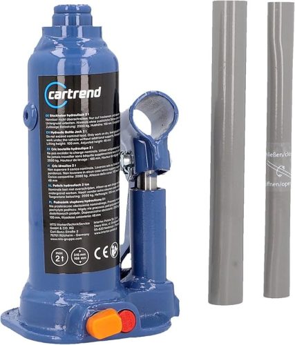 cartrend hidraulikus emelő – teherbírás 2000 kg, minőségi acélból