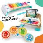 Baby Einstein Hape Magic Touch Piano fából készült hangszerek kisgyermekeknek, 2 játékmód, 6 dal, hangerőszabályzó, 6 hónapos kor +