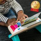 Baby Einstein Hape Magic Touch Piano fából készült hangszerek kisgyermekeknek, 2 játékmód, 6 dal, hangerőszabályzó, 6 hónapos kor +