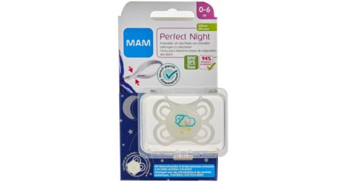 MAM Perfect éjszakai szilikon cumi 0-6 hó 2 színben