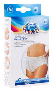 Canpol Babies 9/598 - 5 db-os eldobható szülés utáni bugyi M-es méret
