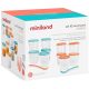 Miniland 89565  készlet 10 db légmentesen záródó tartályból 200 ml - Mediterrán