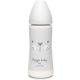 Suavinex Prémium kerek szilikon cumisüveg , 0% BPA, 360 ml, szürke