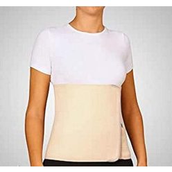   Pamut karcsúsító öv, különböző méretű bézs tépőzárral Emo l méret (95-115 cm)