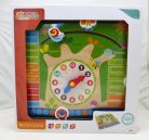 WOOMAX természetes fából készült oktatási naptáróra (ColorBaby 43896)