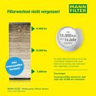 MANN-FILTER CUK 3139-2 Szűrő, utastér levegő