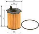 Bosch P9238 olajszűrő betét,Citroen,peugeot,ford