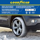 Goodyear 2db textil hólánc készlet autókhoz Goodyear Ultra GRIP XL méretű