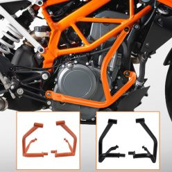   Lorababer motorkerékpár acél ütközőrúd tartályvédő keretvédő, kompatibilis a KTM DUKE250 ,DUKE390 2017-2022  termékkel(fekete)