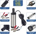 DC 12 V 51 mm-es dízelszivattyú, 30 l/perc üzemanyagszivattyú