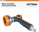 GRIFEMA GE1303 kerti öntözőpisztoly 8 módban  állítható-használt