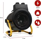 Tristar KA-5061 Ipari fűtőventilátor 3000W HASZNÁLT