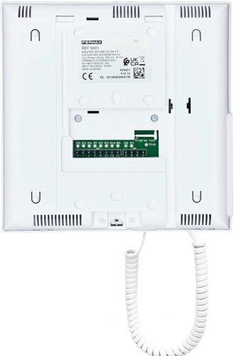 Fermax FER9401 Veo VDS színes 4,3 " kaputelefon monitor, fehér, 200 x 200 x 44 mm CSOMAGOLÁSSÉRÜLT