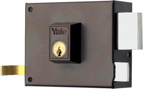 Yale 3010082 zár 125-a/hp/10/ jobb, festett vas, 50 mm-es bemenet