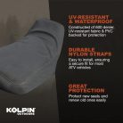 Kolpin 93645 fekete üléshuzat ATV-hez