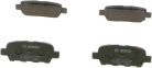 Bosch BP1000 Fékbetétek - Hátsó tengely - ECE-R90 minősítés - 1 készlet 4 fékbetét-Nissan