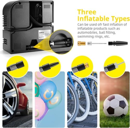 WindGallop kisméretű hordozható légkompresszor 12V DC