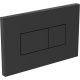 Ideal standard R0110A6 Solea WC-öblítőlap, fekete