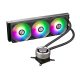 Lian Li GALAHAD RGB 36cm Fekete AIO Processzor hűtő-bontott doboz