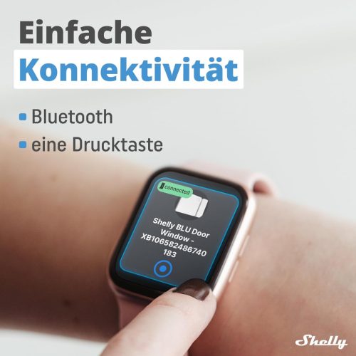 Shelly Blu Door/Window Bluetooth nyitásérzékelő szenzor, fekete 
