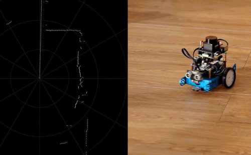 youyeetoo FHL-LD19 Lidar szenzor - 12 méteres (39 láb) 360°-os hatótávolságú - dió méretű, 30K lux fényállóságú - ROS/ROS2/C/C++ SDK Raspberry oktatóanyag robotokhoz, drón SLAM, Lidar szkenner készlet adapterrel
