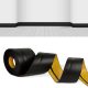 YushengTai ,6 M PVC öntapadó szegélyléc 50 x 20 mm,  konyhába és fürdőszobába (fekete)