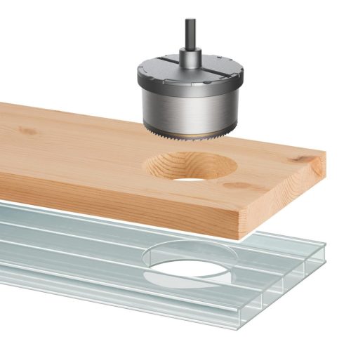 wolfcraft Többlyukú fűrész "Professional", Ø 28-74 mm I 2220000