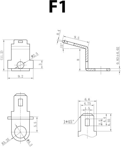 TECNID Újratölthető ólom akkumulátor 23724 12 V, 2,2 Ah. Ideális UPS-hez,-Csomagolás sérült