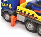 Dickie Toys Action Truck – Autómentő jármű daruval, fénnyel és hanggal (203745016, kék/sárga)