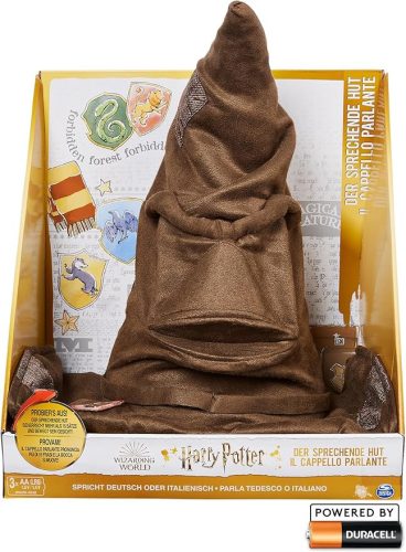 Wizarding World Harry Potter – interaktív beszélő válogatósapka (németül)