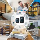 Blendura Vezeték nélküli kapucsengő,IP44-fekete