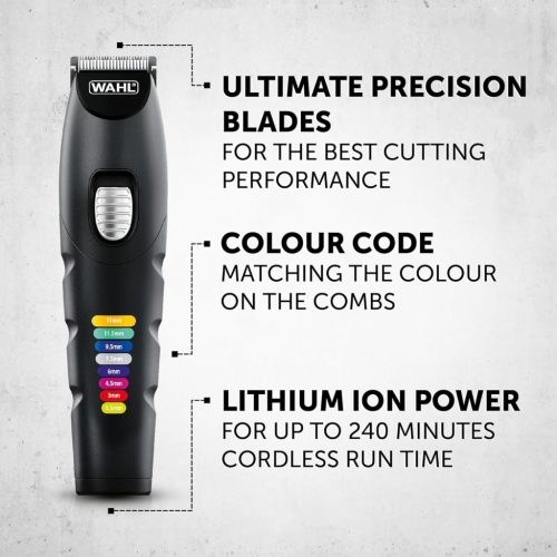 Wahl Color Trim Advanced multigroomer – színes vezetőfésűkkel