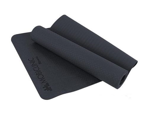 Mobiclinic Fitness jóga matrac – 6 mm, 181 × 61 cm (fekete)