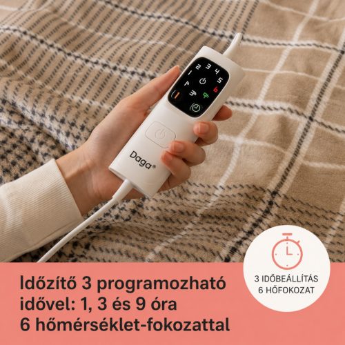 Daga Relax Suave XL elektromos fűthető takaró – 140 × 180 cm