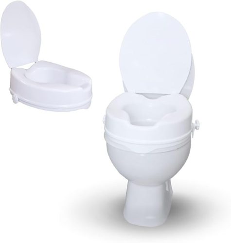 Mobiclinic® WC-emelő felnőtteknek – 10 cm, Titán modell