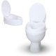 Mobiclinic® WC-emelő felnőtteknek – 10 cm, Titán modell