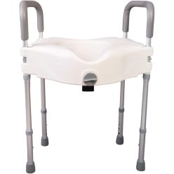   OrtoPrime WC-emelő karfával és állítható lábakkal – állítható magasságú WC-segédszék