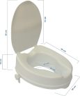 OrtoPrime WC-emelő felnőtteknek fedéllel – 10 cm