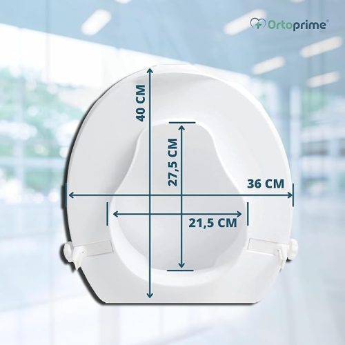 OrtoPrime WC-emelő felnőtteknek fedéllel – 10 cm